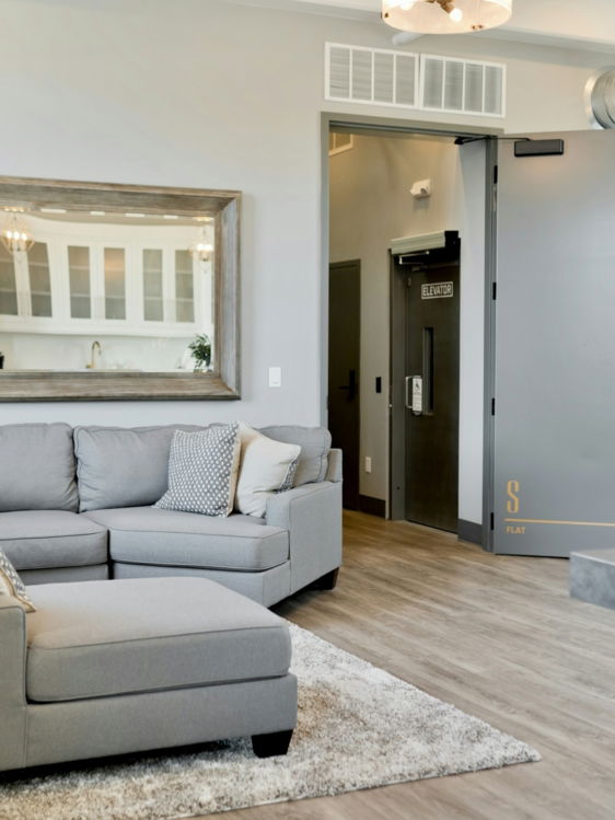 gray sectional sofa